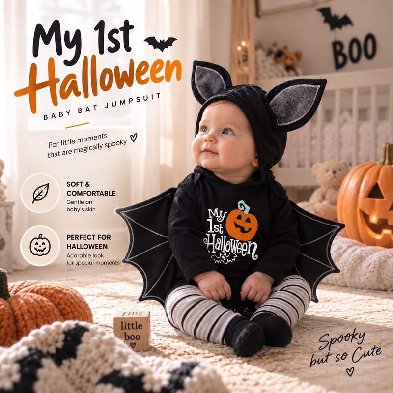 Baby Halloween Bat Costume By Alerika