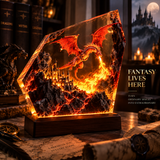 Fire Dragon Halloween Lamp By Alerika